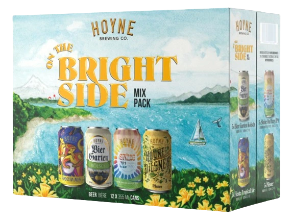 HOYNE ON THE BRIGHT SIDE MIXER 355ML 12PK CAN