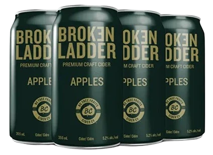 BROKEN LADDER APPLE CIDER 355ML 6PK CAN