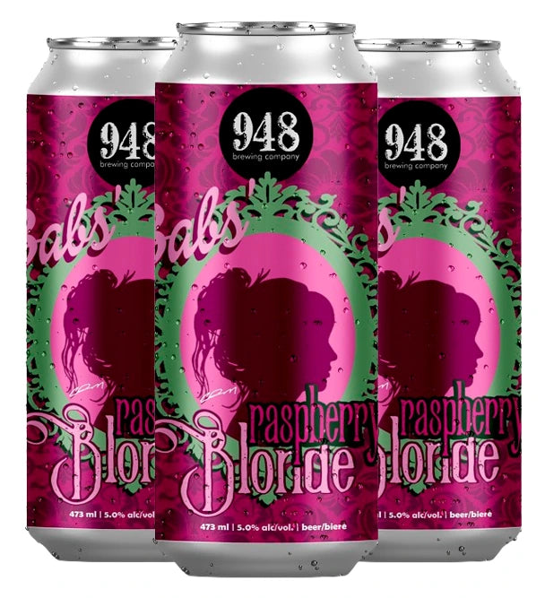 948 BABS RASPBERRY BLONDE 473ML 4PK CAN