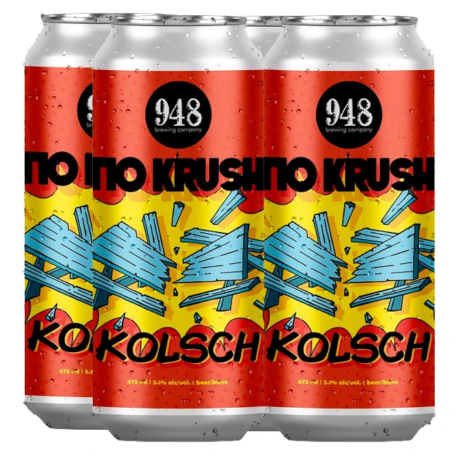 948 PATIO KRUSHER KOLSCH 473ML 4PK CAN