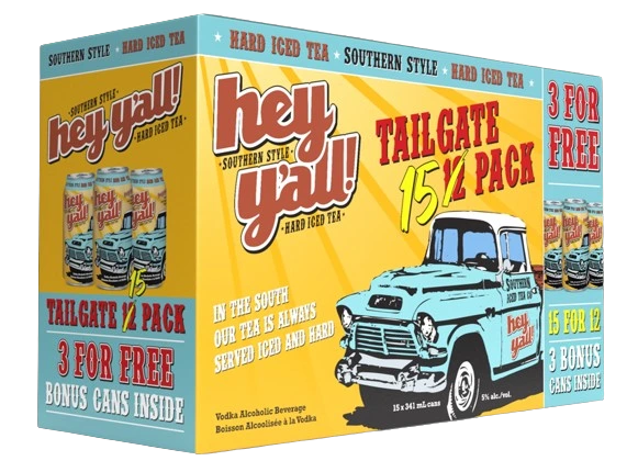 HEY YALL TAILGATE MIXER 15 FOR 12 355ML 15PK CAN