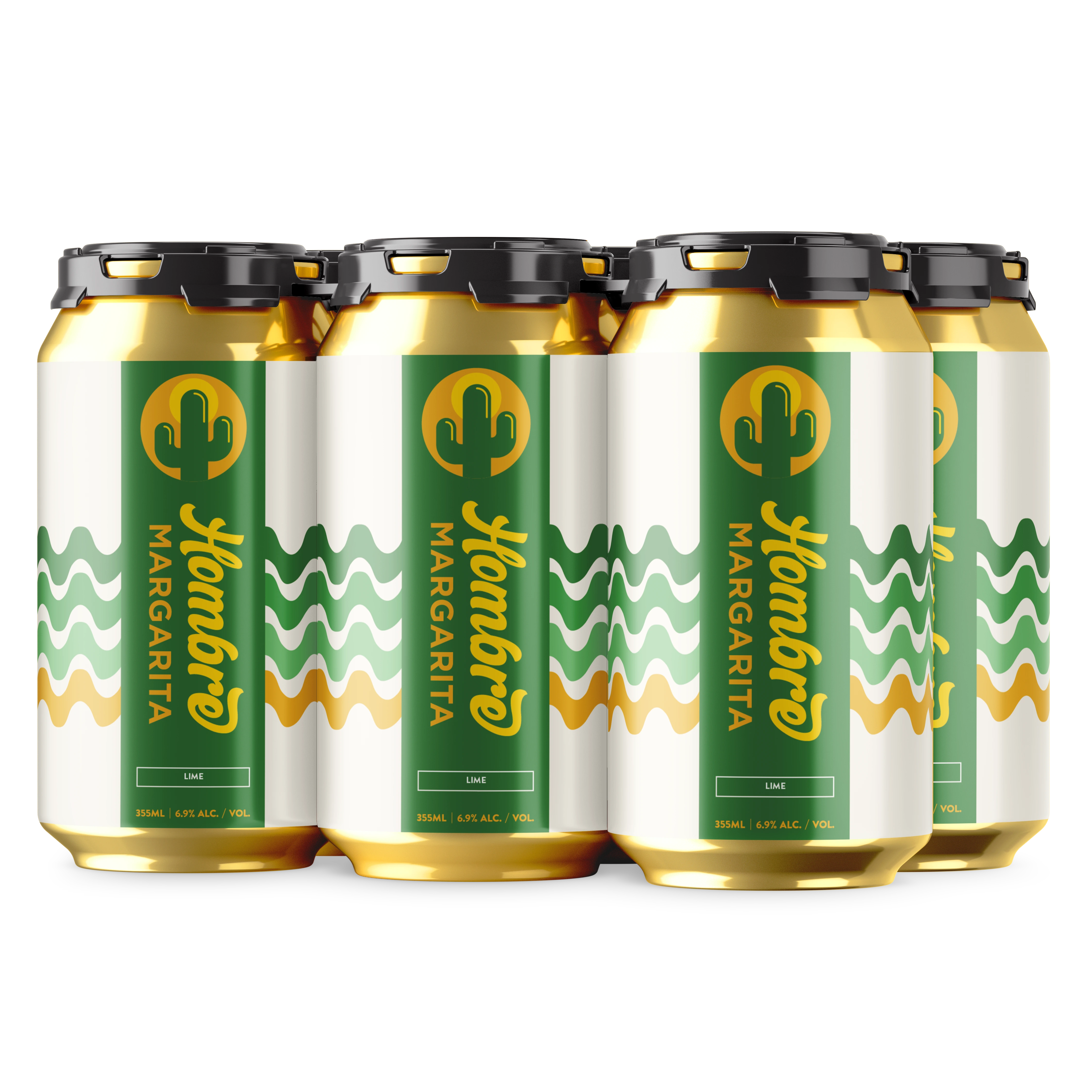 YELLOW DOG HOMBRE LIME MARGARITA 355ML 6PK CAN