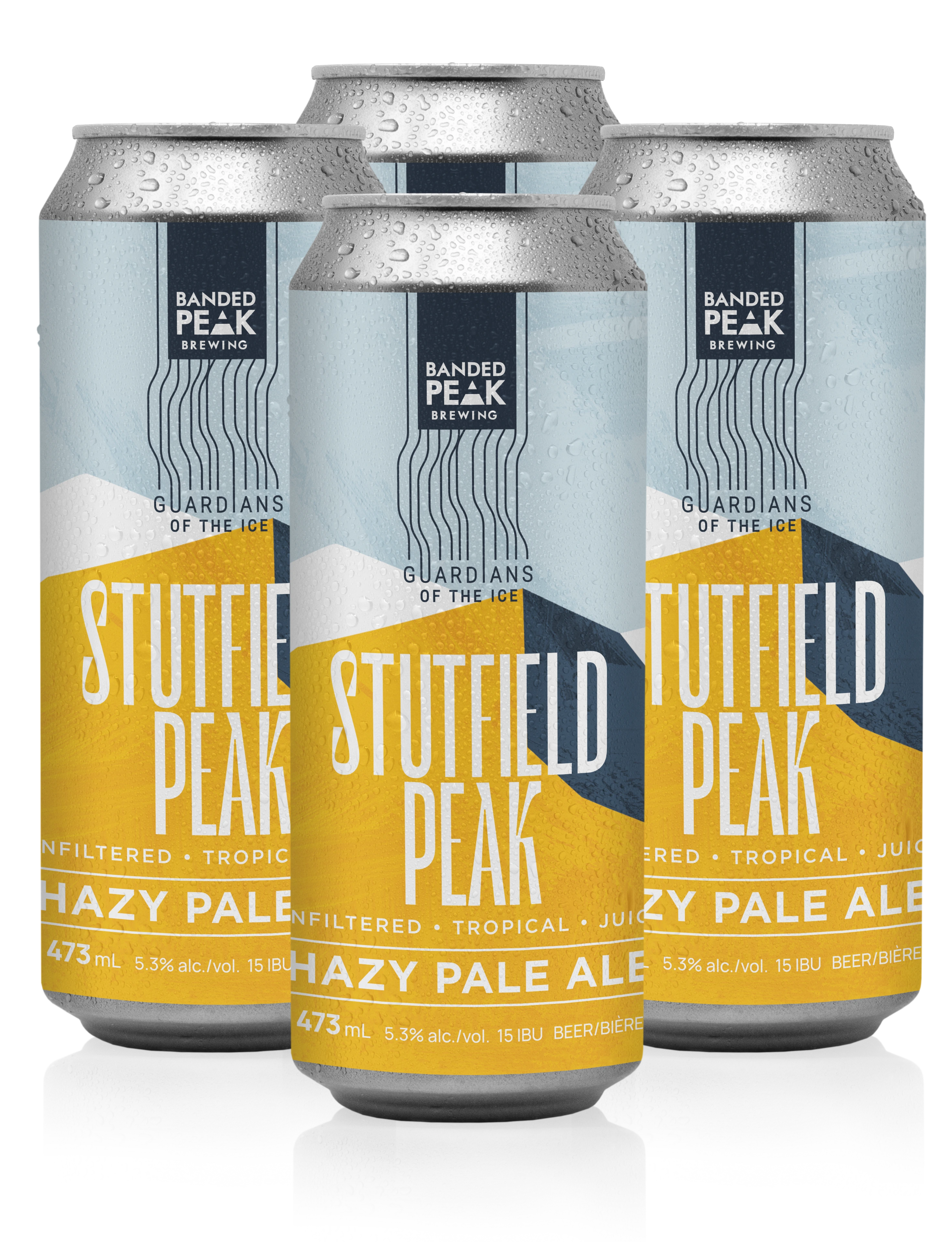 BANDED PEAK GOTI MOUNT STUTFIELD HAZY IPA 473ML 4PK CAN