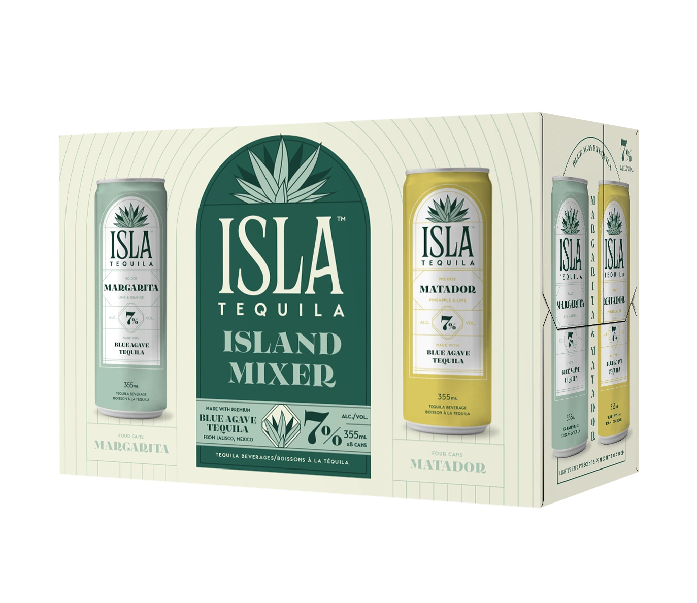 ISLA TEQUILA ISLAND MIX PACK 355ML 8PK CAN