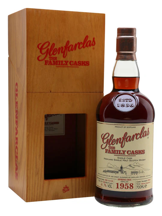 GLENFARCLAS FAMILY CASK 1958 SP15 SINGLE MALT SCOTCH 700ML