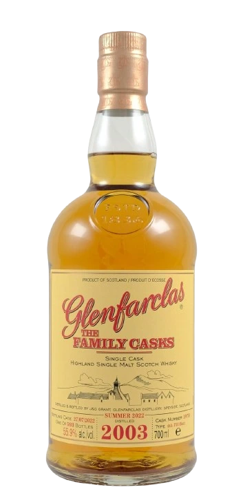 GLENFARCLAS FAMILY CASK 2003 S22 SINGLE MALT SCOTCH 700ML