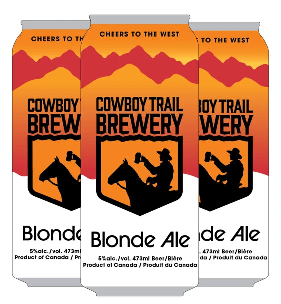COWBOY TRAIL BLONDE ALE 473ML 4PK CAN