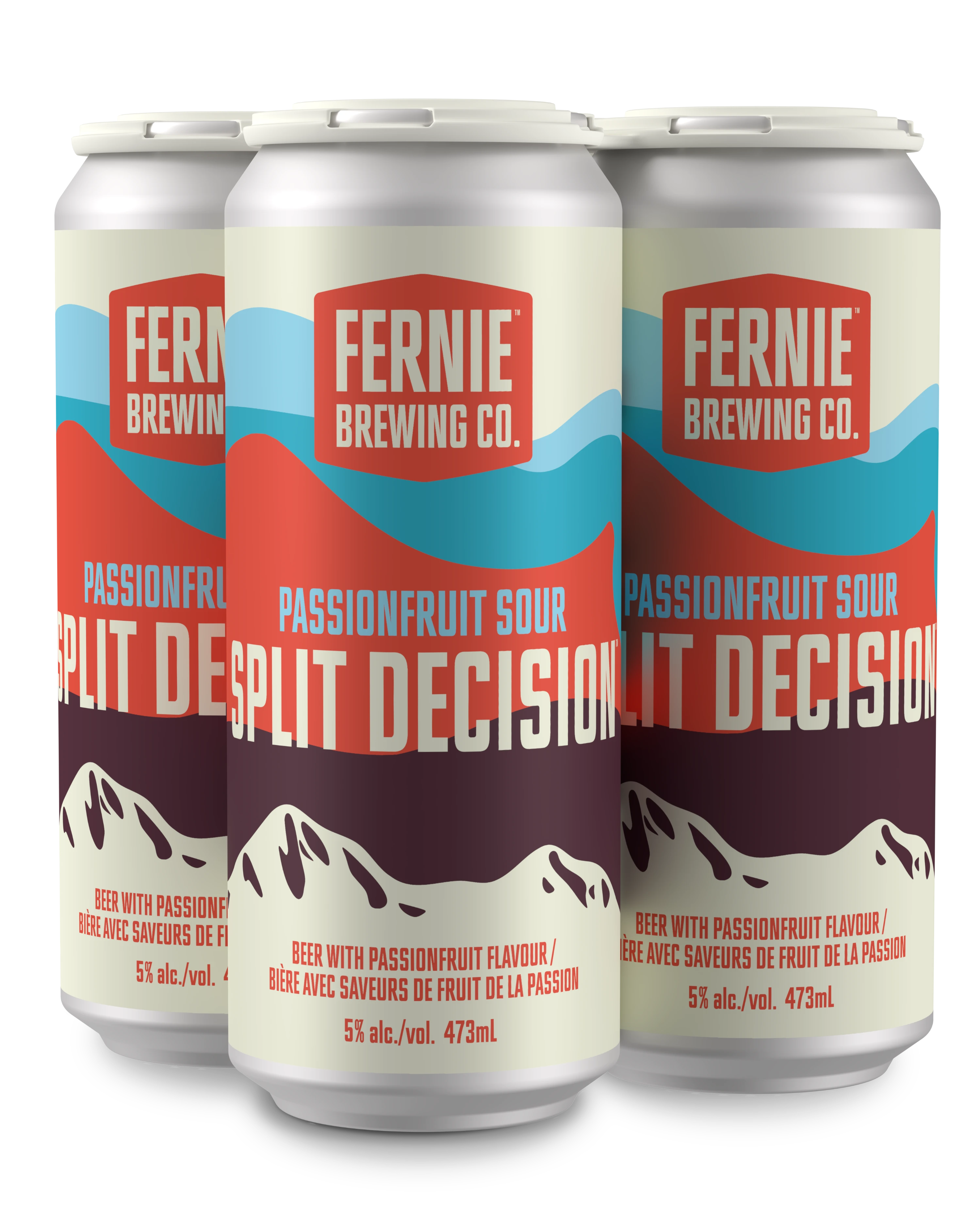 FERNIE SPLIT DECISION PASSIONFRUIT SOUR 473ML 4PK CAN