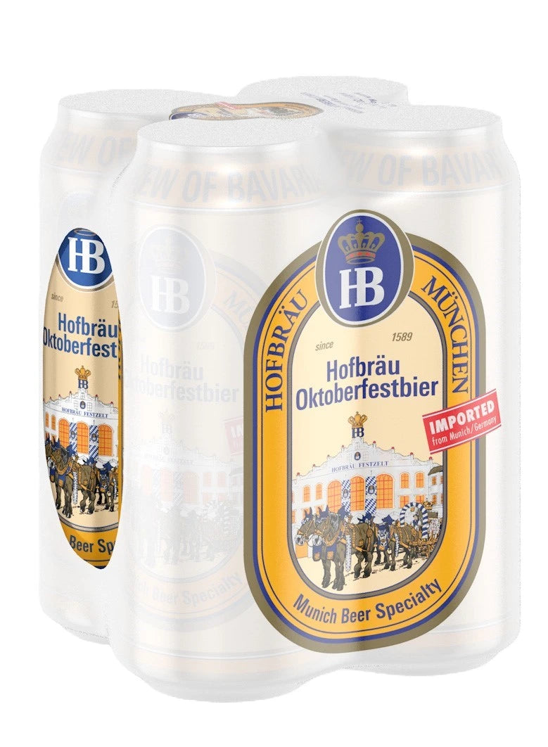 HOFBRAU OKTOBERFESTBIER 500ML 4PK CAN