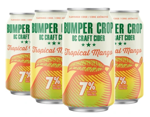 BUMPER CROP TROPICAL MANGO CIDER 355ML 6PK CAN