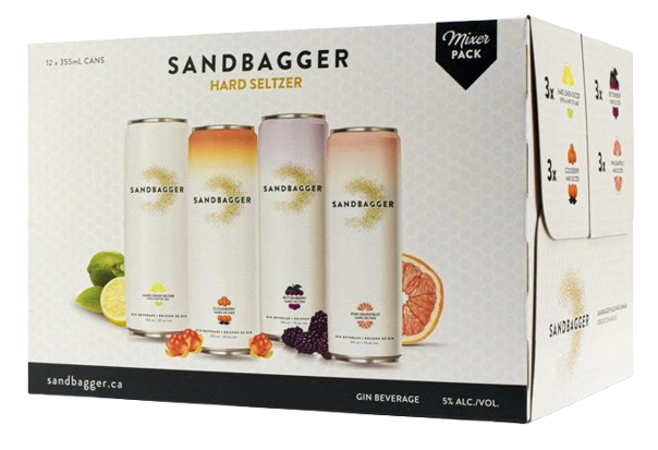 SANDBAGGER HARD SELTZER MIXER 355ML 12PK CAN