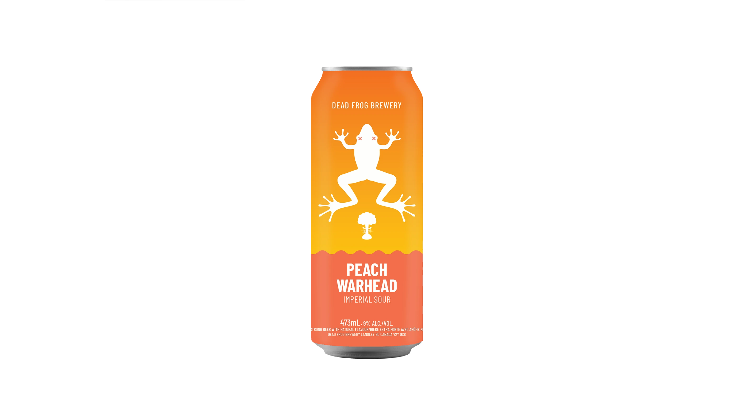 DEAD FROG PEACH WARHEAD SOUR 473ML CAN