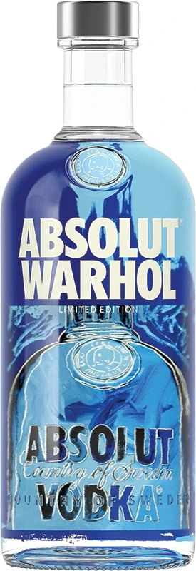 ABSOLUT WARHOL LIMITED EDITION VODKA 750ML