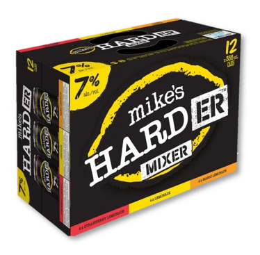 Wine and Beyond - MIKES HARDER MIXER 355ML 12PK CAN - Mike's - 4260 ml ...