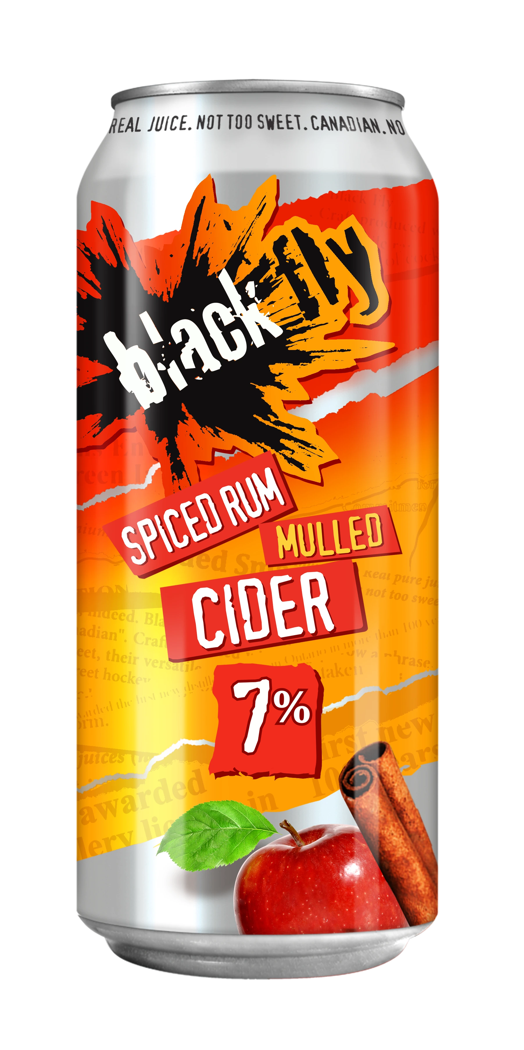 BLACK FLY SPICED RUM MULLED CIDER 473ML CAN