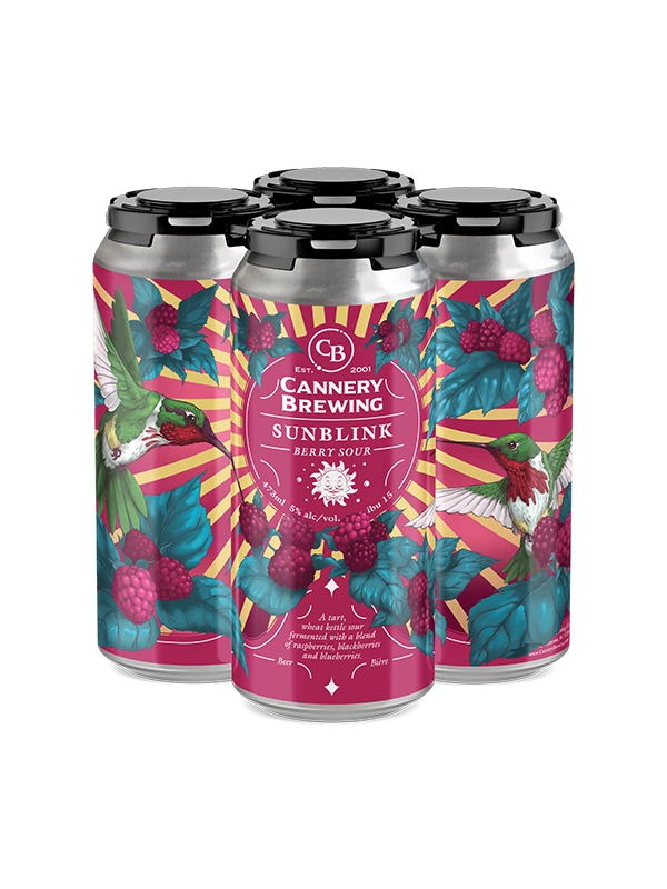 CANNERY SUNBLINK BERRY SOUR 473ML 4PK CAN