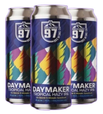 HIGHWAY 97 DAYMAKER TROPICAL HAZY IPA 473ML 4PK CAN @ Kelowna [1054392]