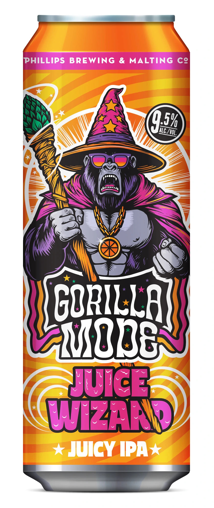 PHILLIPS GORILLA MODE JUICE WIZARD IPA 568ML CAN