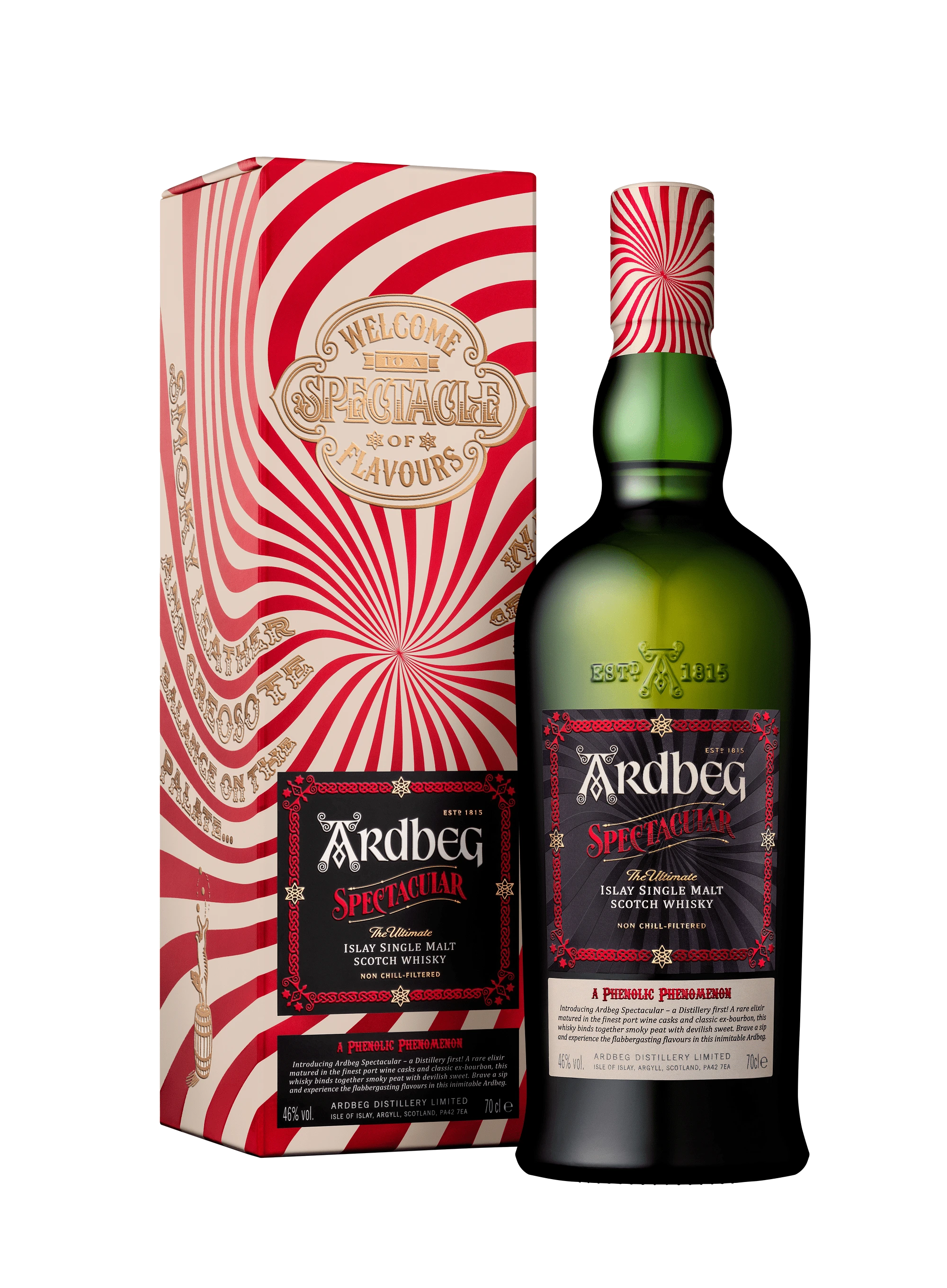 ARDBEG SPECTACULAR ISLAY SINGLE MALT SCOTCH WHISKY 750ML