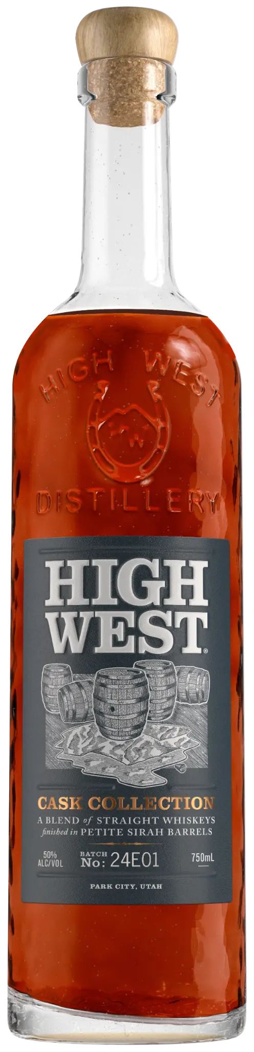HIGH WEST CASK STRENGTH PETITE SIRAH FINISHED WHISKEY 750ML