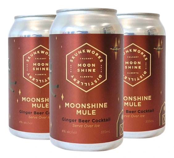 SKUNKWORKS MOONSHINE MULE 355ML 4PK CAN
