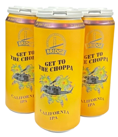 BRIDGE GET TO THE CHOPPA CALIFORNIA IPA 473ML 4PK CAN