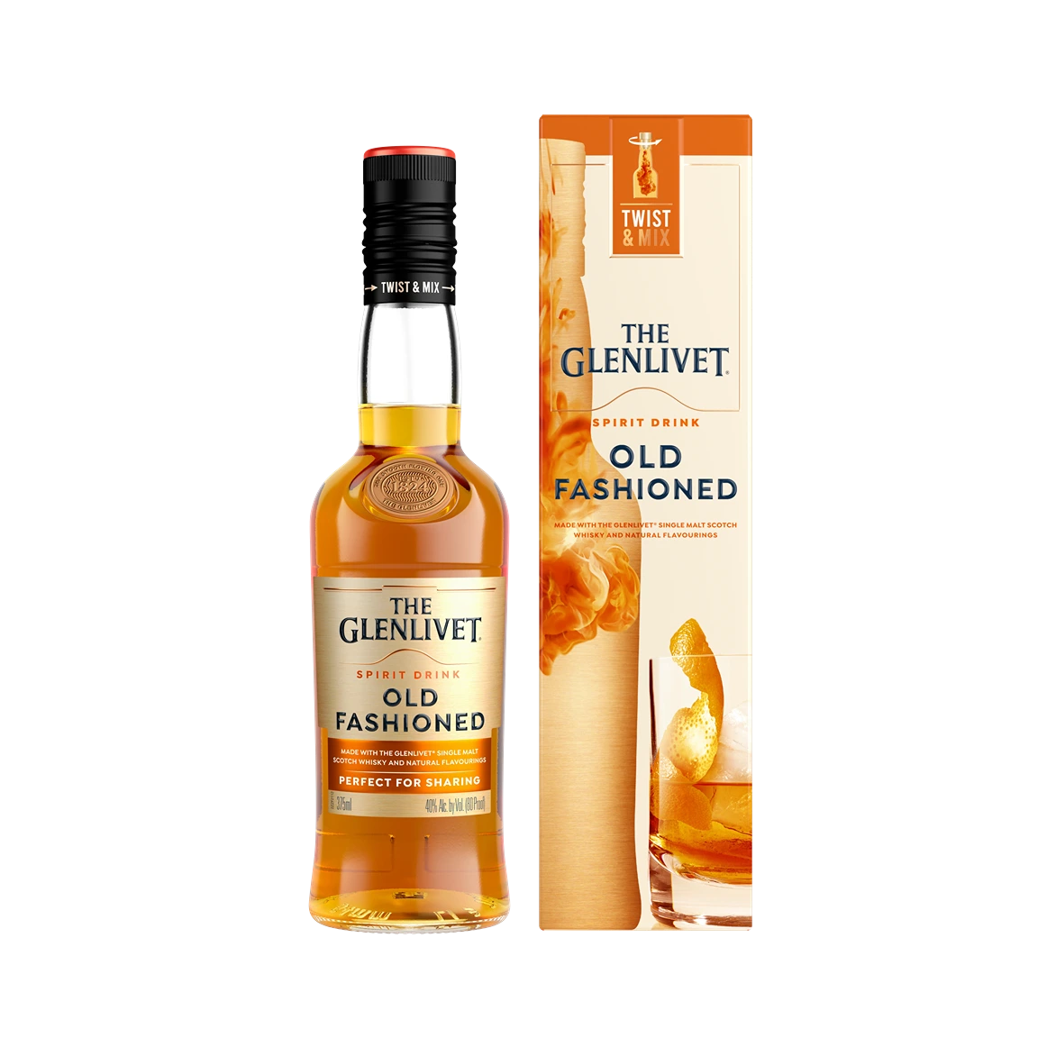 GLENLIVET TWIST & MIX OLD FASHIONED 375ML