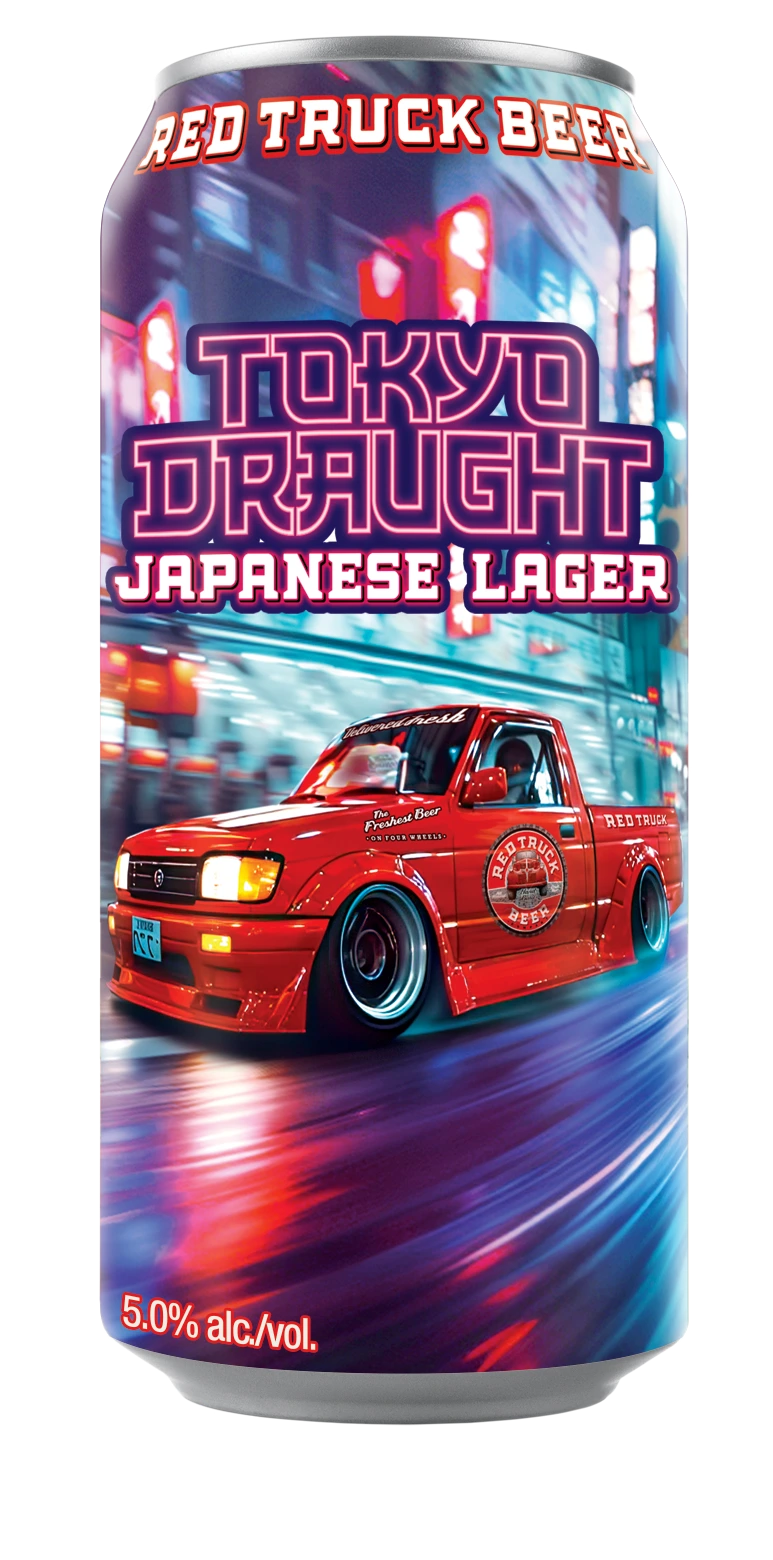 RED TRUCK TOKYO DRAUGHT JAPANESE LAGER 473ML CAN