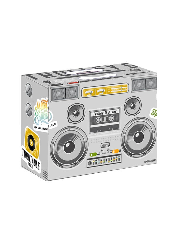 TROLLEY 5 BOOM BOX MIX PACK 355ML 12PK CAN @ Deerfoot City [1055455]