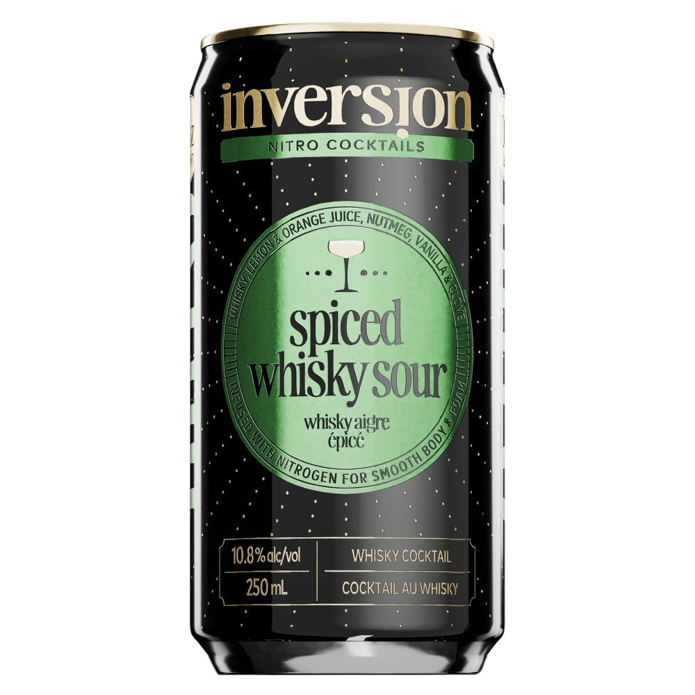 INVERSION NITRO COCKTAILS SPICED WHISKY SOUR 250ML CAN
