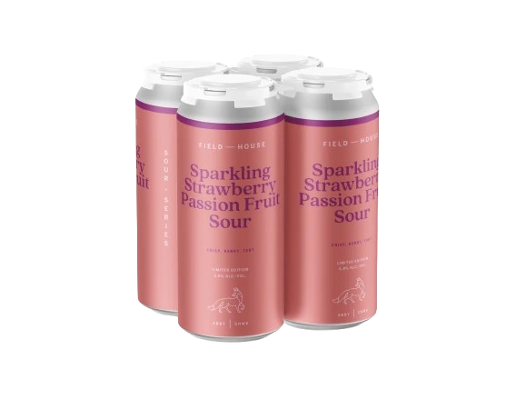 FIELD HOUSE STRAWBERRY PASSION FRUIT SOUR 473ML 4PK CAN