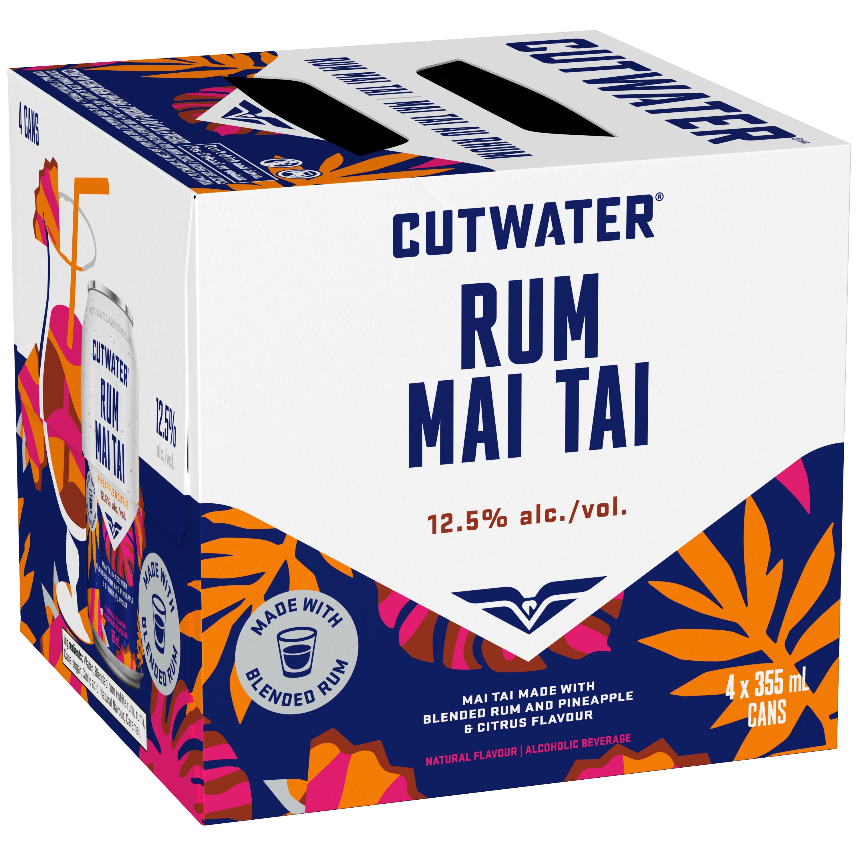 CUTWATER RUM MAI TAI 355ML 4PK CAN
