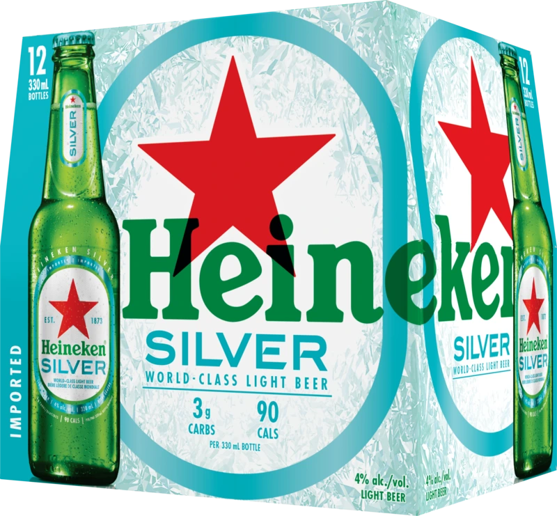 HEINEKEN SILVER 330ML 12PK BT