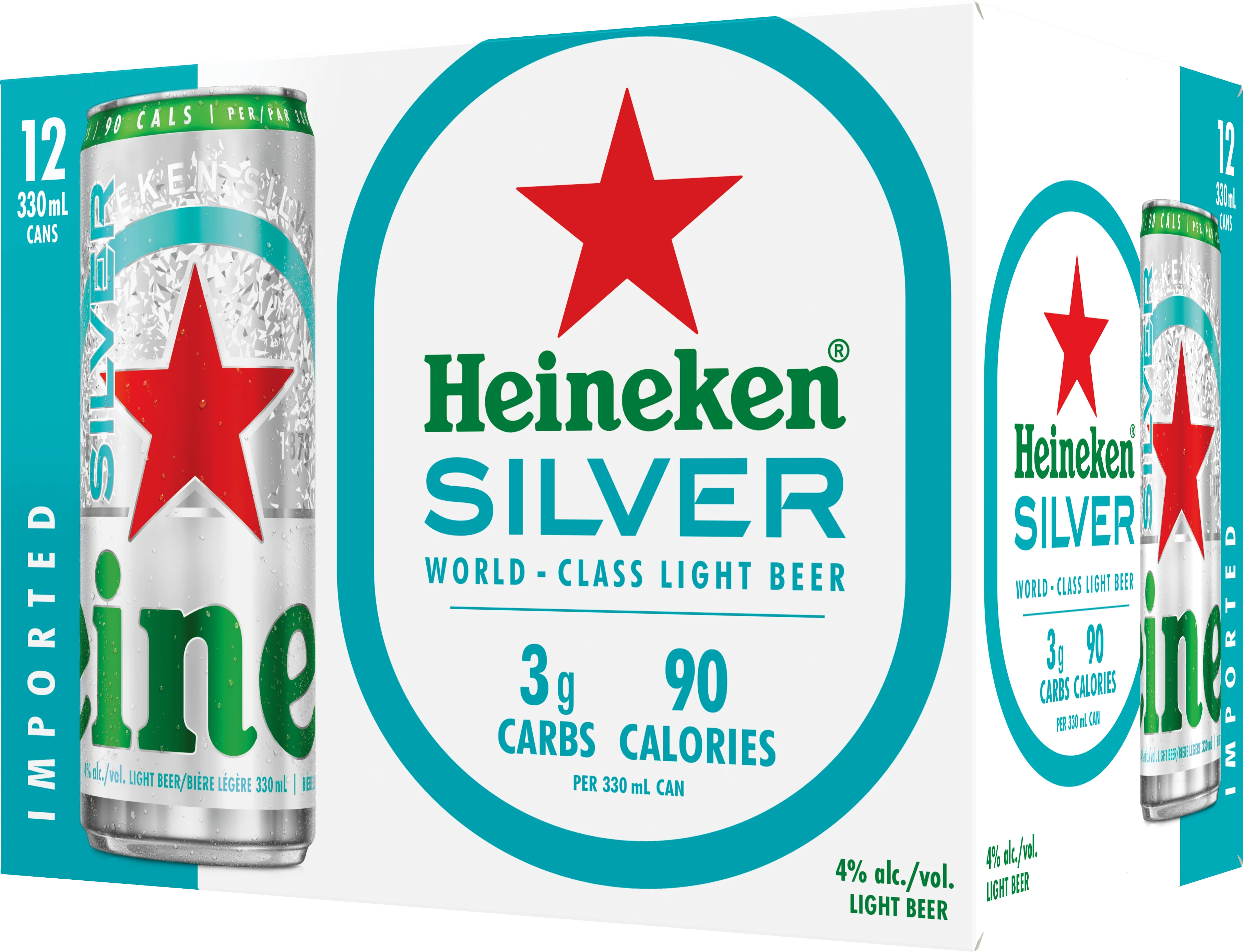 HEINEKEN SILVER 330ML 12PK CAN