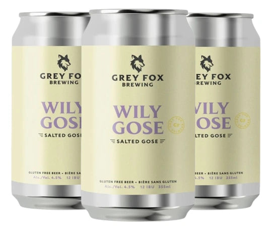 GREY FOX WILY GOSE 355ML 4PK CAN