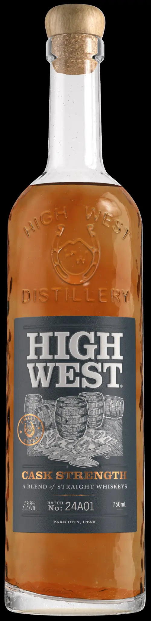 HIGH WEST CASK STRENGHTH BOURBON 750ML