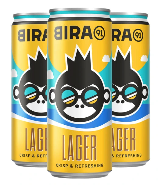 BIRA 91 LAGER 500ML 4PK CAN