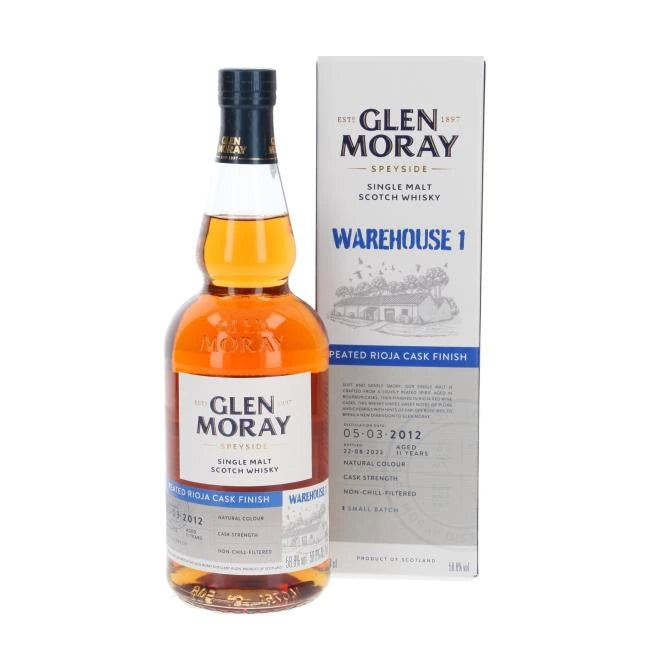 GLEN MORAY PEATED RIOJA SINGLE MALT SCOTCH WHISKY 700ML