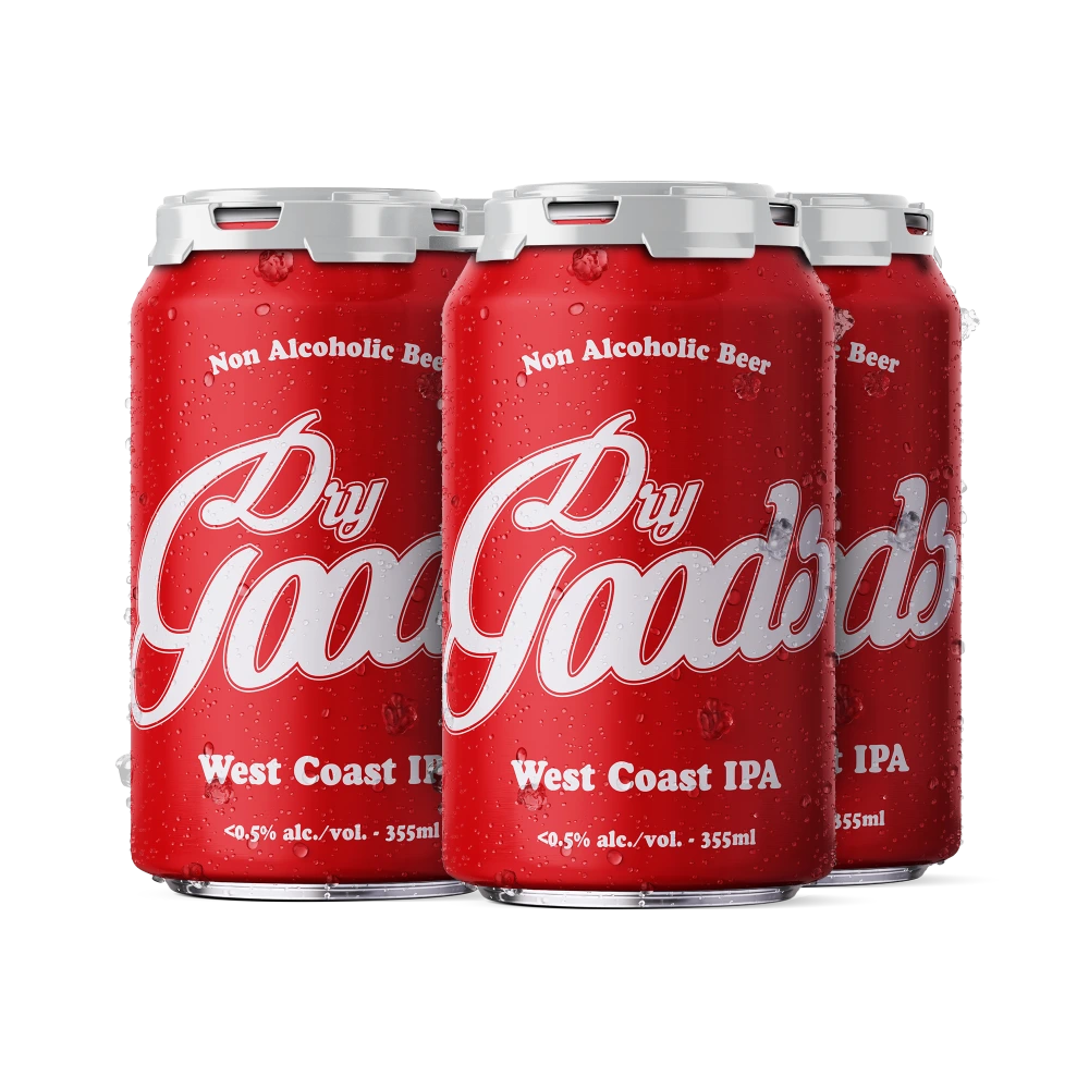 DRY GOODS NON ALC WEST COAST IPA 355ML 4PK CAN
