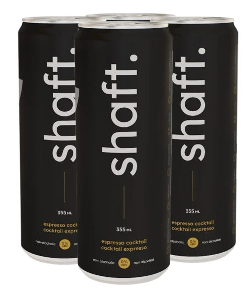 SHAFT NON ALC ESPRESSO COCKTAIL 355ML 4PK CAN