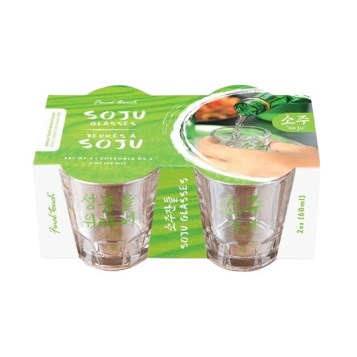 FINAL TOUCH SOJU GLASSES 4PK