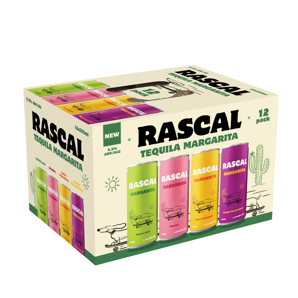 RASCAL TEQUILA MARGARITA 355ML 12PK CAN @ Kelowna [1056095]