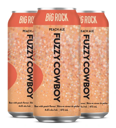 BIG ROCK FUZZY COWBOY PEACH ALE 473ML 4PK CAN