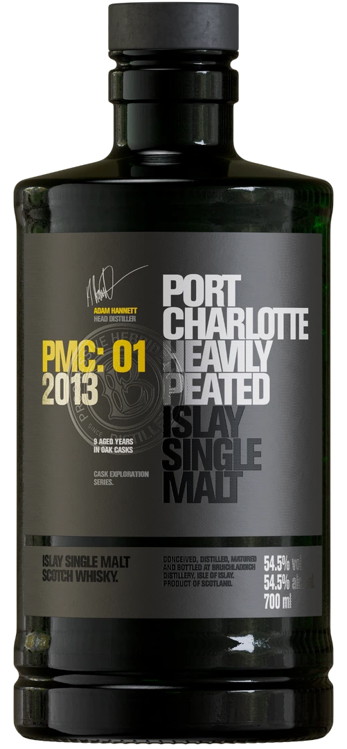 PORT CHARLOTTE PMC: 01 2013 9YR ISLAY SCOTCH WHISKY 700ML