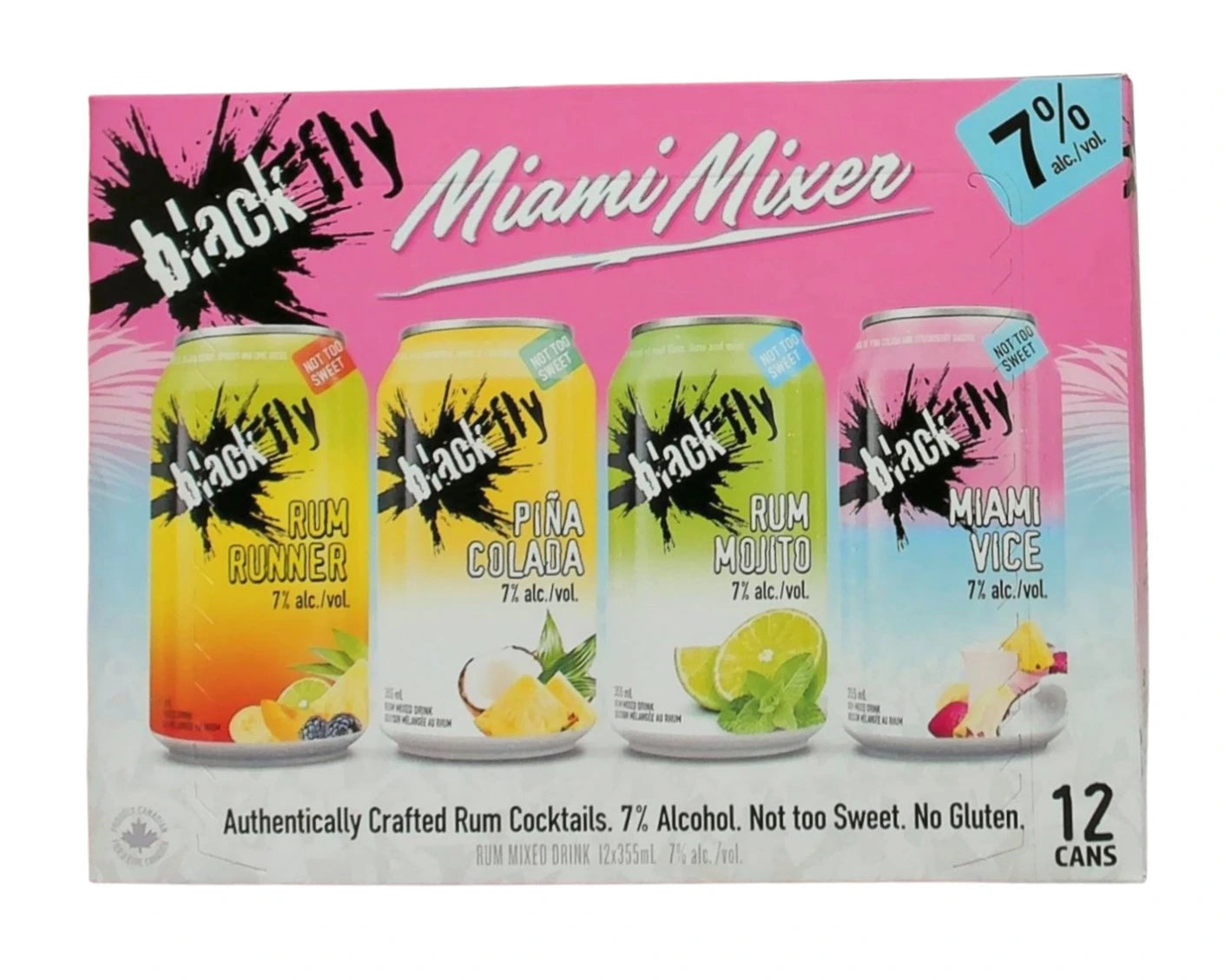BLACK FLY MIAMI MIXER 355ML 12PK CAN