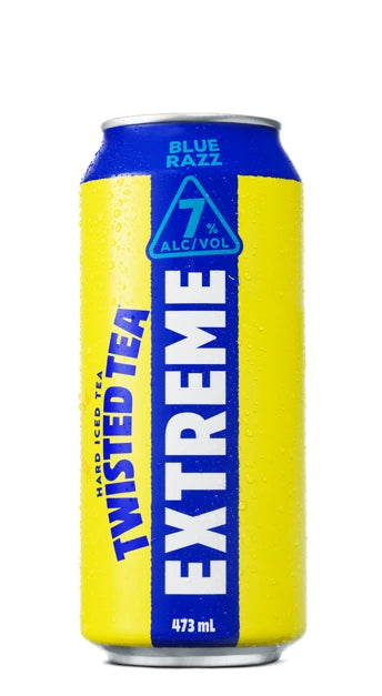 TWISTED TEA EXTREME 7% BLUE RAZZ 473ML CAN @ Kelowna [1056378]