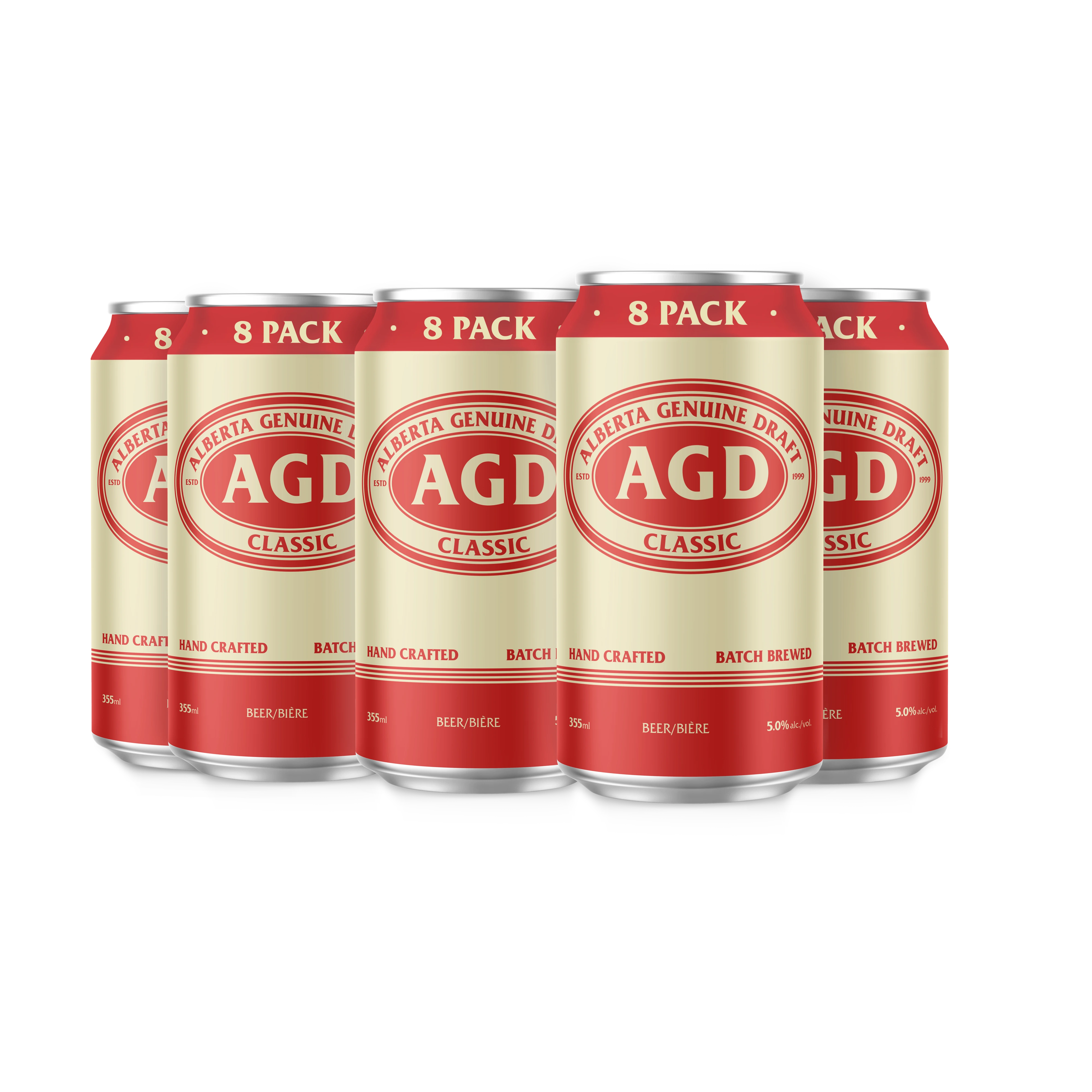 ALBERTA GENUINE DRAFT 355ML 8PK CAN