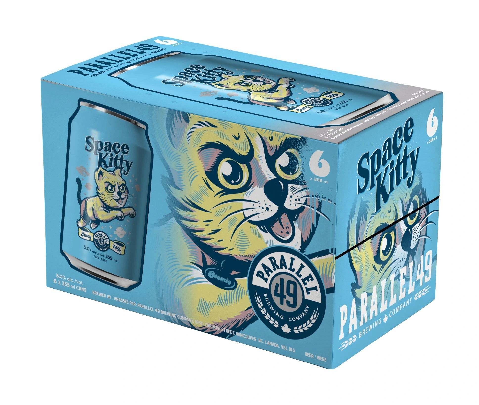 PARALLEL 49 SPACE KITTY JUICY IPA 355ML 6PK CAN