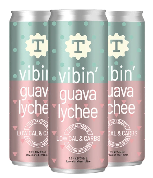 TAYLIGHT VIBIN GUAVA LYCHEE 355ML 6PK CAN