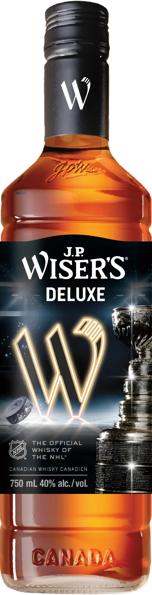 WISERS DELUXE NHL EDITION CANADIAN WHISKY 750ML